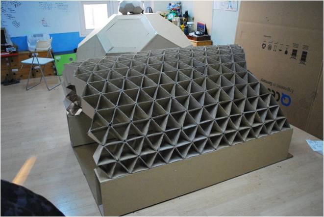기하터널만들기2X3M(골판지)